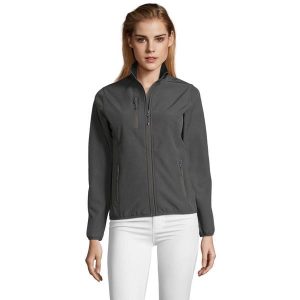 Kurtka Damska Radian Soft Shell. Brązowe kurtki SOL'S, m, bez wzorów, bez kaptura. Za 181,99 zł.