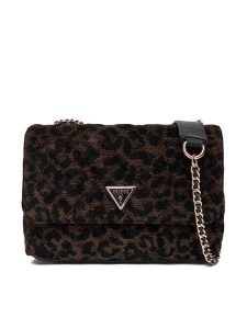 Guess Torebka Giully II br Brązowy. Brązowe torebki klasyczne Guess, z aplikacjami, z materiału, bez dodatków. Za 469,99 zł.
