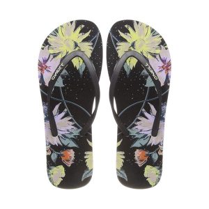 Japonki plażowe damskie O'Neill Print. Czarne klapki O'Neill, bez wzorów, bez obcasa. Za 60,00 zł.