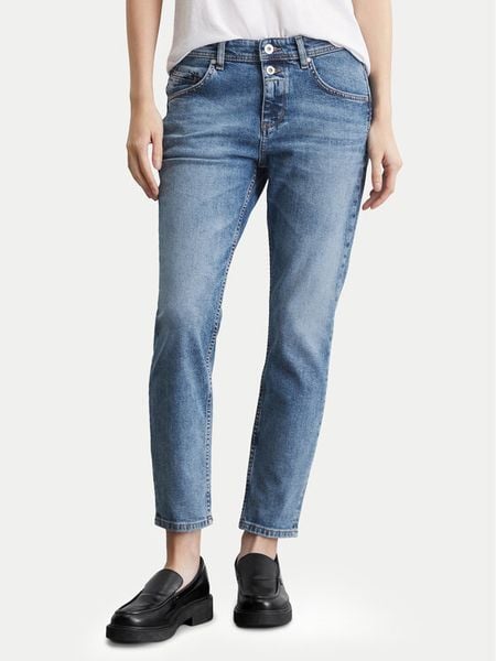 Marc O'Polo Jeansy B01 9084 12023 Niebieski Boyfriend Fit. Niebieskie jeansy Marc O'Polo, bez wzorów, z bawełny. Za 379,99 zł.