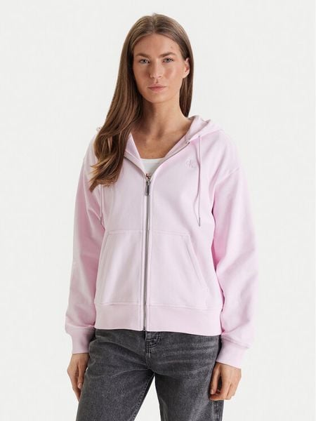 Calvin Klein Jeans Bluza Archive Logo LV047B237G Różowy Regular Fit. Czerwone bluzy Calvin Klein Jeans, l, bez wzorów, z bawełny, bez kaptura. Za 291,99 zł.