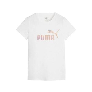 T-shirt Damski ESS+ Summer Daze. Białe t-shirty Puma, bez wzorów, bez kołnierzyka, bez ramiączek. Za 140,99 zł.