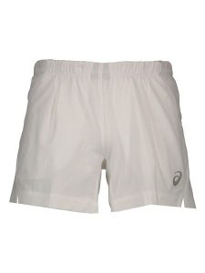 Asics Szorty sportowe w kolorze białym rozmiar: XL. Białe spodenki sportowe ASICS, xl, bez wzorów, z materiału, outdoorowe. Za 30,56 zł.