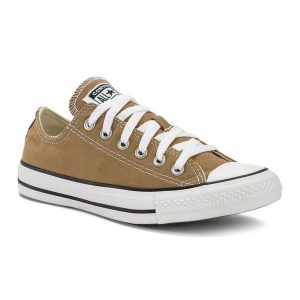Trampki Converse Chuck Taylor All Star Classic Ox. Brązowe trampki Converse, bez wzorów, bez zapięcia. Za 279,99 zł.