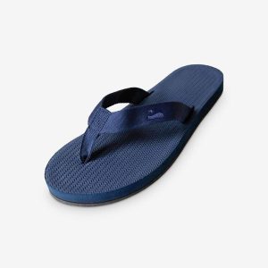 Klapki damskie - Easy Living Lite Shore. Niebieskie klapki INDOSOLE, bez wzorów, z nylonu, bez obcasa. Za 132,00 zł.