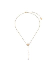 Guess Naszyjnik JUBN06 007JW Złoty. Żółte naszyjniki Guess, złote. Za 399,99 zł.