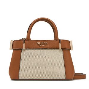 Torebka Guess. Brązowe torebki klasyczne Guess, z aplikacjami, bez dodatków. Za 349,99 zł.
