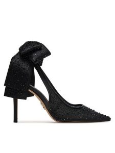 Steve Madden Szpilki Teacup-Mr 11005133 Czarny. Czarne szpilki Steve Madden, bez wzorów, z materiału, bez obcasa. Za 689,99 zł.