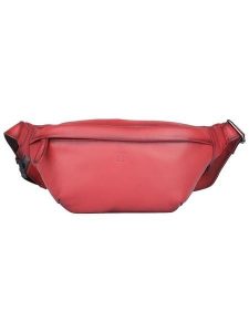 Bellicci Skórzana saszetka "Kenia" w kolorze czerwonym - 32 x 15 x 5 cm rozmiar: onesize. Czerwone nerki i saszetki Bellicci, bez wzorów, z materiału. Za 202,03 zł.