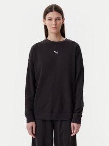 Puma Bluza Ess 685401 Czarny Oversize. Czarne bluzy Puma, s, bez wzorów, z bawełny, bez kaptura. Za 139,99 zł.