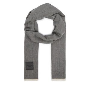 Chusta Weekend Max Mara. Szare apaszki i chusty Weekend Max Mara, bez wzorów. Za 594,99 zł.