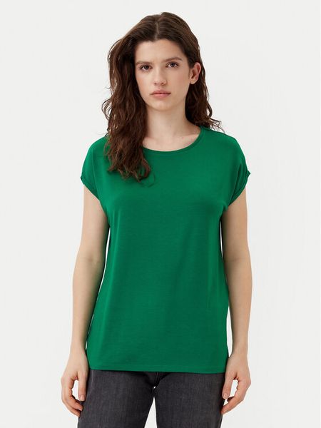 Vero Moda T-Shirt Ava 10284468 Zielony Regular Fit. Zielone t-shirty Vero Moda, l, bez wzorów, z lyocellu, bez kołnierzyka, bez ramiączek. Za 49,99 zł.