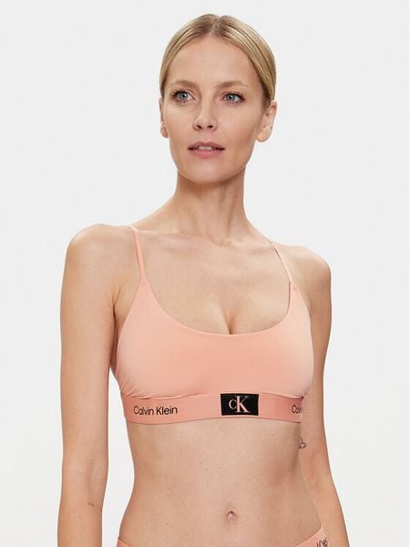 Calvin Klein Underwear Biustonosz top 000QF7245E Różowy. Czerwone biustonosze Calvin Klein Underwear, bez wzorów, z syntetyku. Za 119,99 zł.