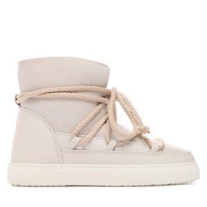 Śniegowce Inuikii. Brązowe buty zimowe Inuikii, bez obcasa, bez zapięcia. Za 999,99 zł.