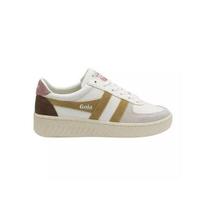 Baskets Femme Baskets Gola GRANDSLAM TRIDENT Blanc Blanc Gola. Białe buty sportowe Gola, bez wzorów, bez zapięcia. Za 449,00 zł.