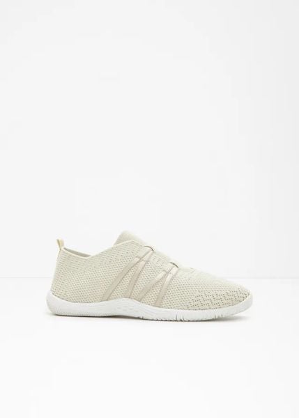 Buty barefoot z elastyczną podeszwą. Niebieskie buty sportowe bonprix, bez wzorów, bez zapięcia. Za 124,99 zł.