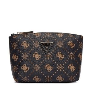 Kosmetyczka Guess. Czarne kosmetyczki Guess, z aplikacjami. Za 189,99 zł.