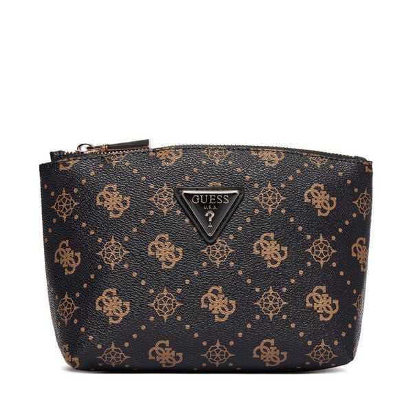 Kosmetyczka Guess. Czarne kosmetyczki Guess, z aplikacjami. Za 189,99 zł.