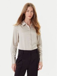 Vero Moda Koszula Merle 10334598 Beżowy Regular Fit. Brązowe koszule Vero Moda, l, bez wzorów, z syntetyku, bez kołnierzyka, bez ramiączek. Za 129,99 zł.