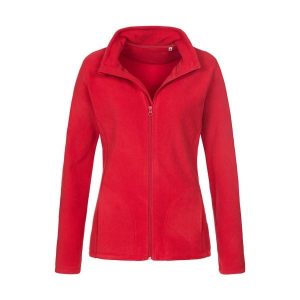 Damska Bluza Polarowa. Czerwone kurtki STEDMAN, na zimę, xs, bez wzorów, z polaru, bez kaptura. Za 104,99 zł.