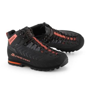Buty wysokie trekkingowe unisex Alpine Pro None Vibram. Szare buty trekkingowe Alpine Pro, bez zapięcia. Za 629,00 zł.