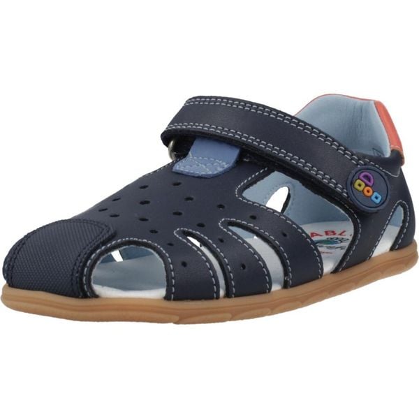 Sandały PABLOSKY 067320P Niebieski. Niebieskie buty trekkingowe PABLOSKY, ze skóry, bez zapięcia. Za 259,99 zł.