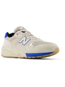 New Balance Skórzane sneakersy "580" w kolorze beżowym rozmiar: 41,5. Brązowe trampki New Balance, bez wzorów, z materiału, bez zapięcia. Za 329,42 zł.