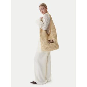 Torebka KARL LAGERFELD. Brązowe torebki klasyczne KARL LAGERFELD, bez wzorów, bez dodatków. Za 699,99 zł.