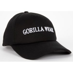 Czapka z daszkiem Gorilla Wear Sharon Ponytail. Czarne czapki GORILLA WEAR, bez wzorów. Za 129,00 zł.