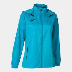 Kurtka do piłki nożnej damska Joma Montreal przeciwdeszczowa. Niebieskie kurtki JOMA, xl, bez wzorów, bez kaptura. W wyprzedaży za 179,80 zł.
