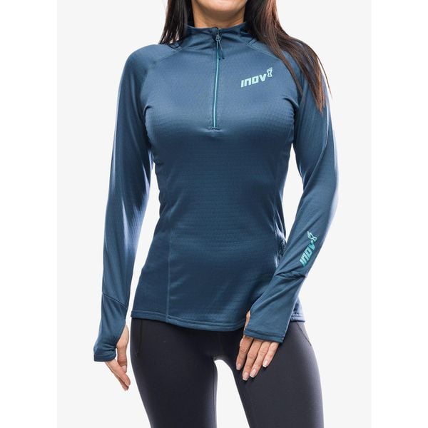 Bluza polarowa damska Inov-8 Venturelite Mid HZ. Niebieskie bluzy Inov-8, l, bez wzorów, z polaru, bez kaptura. Za 207,99 zł.