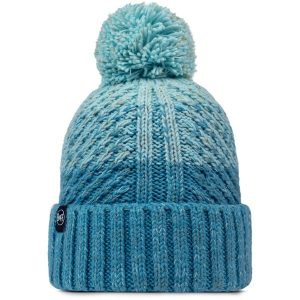 Czapka BUFF KNITTED & FLEECE BAND BEANIE AKNA TOURMALINE. Niebieskie czapki Buff, bez wzorów, sportowe. Za 148,30 zł.