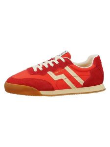 GANT Footwear Skórzane sneakersy "Beylana" w kolorze czerwonym rozmiar: 37. Czerwone trampki GANT Footwear, bez wzorów, bez zapięcia. Za 345,82 zł.