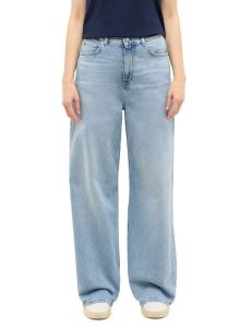 Damskie Spodnie jeansowe Mustang Style Luise Wide Denim Blue 1016553 5000 211. Niebieskie jeansy Mustang, bez wzorów, z denimu. Za 219,99 zł.