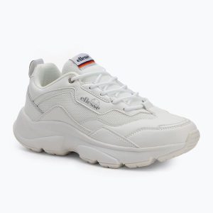 Buty damskie Ellesse Roslyn Pu Leather. Białe buty trekkingowe Ellesse, bez zapięcia. Za 149,99 zł.