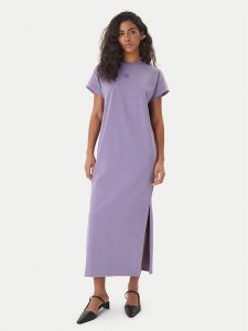 HUGO Sukienka codzienna Nalle_B 50540389 Fioletowy Regular Fit. Fioletowe kombinezony Hugo, xxl, bez wzorów, z bawełny, bez kołnierzyka, bez ramiączek. Za 379,99 zł.