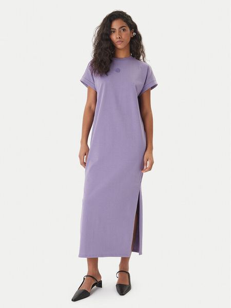 HUGO Sukienka codzienna Nalle_B 50540389 Fioletowy Regular Fit. Fioletowe kombinezony Hugo, l, bez wzorów, z bawełny, bez kołnierzyka, bez ramiączek. Za 379,99 zł.