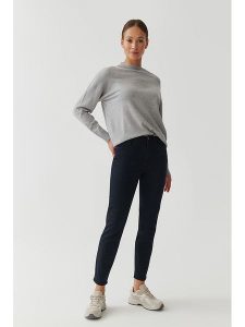 TATUUM Dżinsy - Slim fit - w kolorze granatowym rozmiar: 34. Niebieskie jeansy Tatuum, z aplikacjami, ze skóry. Za 114,17 zł.