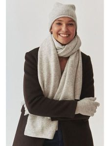 TATUUM Szal w kolorze szarym - 170 x 50 cm rozmiar: onesize. Szare szaliki Tatuum, bez wzorów. Za 108,99 zł.