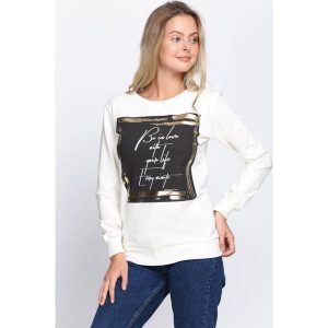 Kremowa Bluza Be In Love. Bluzy marki 4f. Za 39,99 zł.