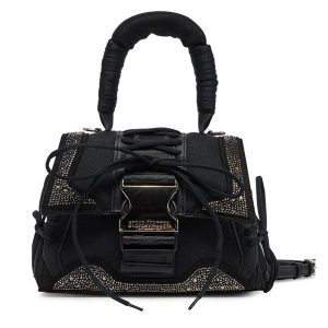 Torebka Steve Madden. Czarne torebki klasyczne Steve Madden, bez wzorów, bez dodatków. Za 329,99 zł.