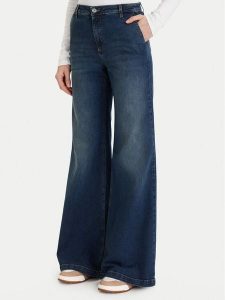 ViCOLO Jeansy DF5103 Niebieski Wide Leg. Niebieskie jeansy ViCOLO, bez wzorów, z bawełny. Za 599,99 zł.