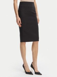 Rinascimento Spódnica ołówkowa CFC0128651003 Błękitny Regular Fit. Czarne spódnice Rinascimento, s, bez wzorów, z syntetyku. Za 349,99 zł.