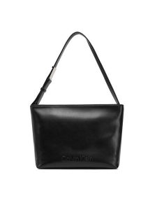 Calvin Klein Torebka K60K613172 Czarny. Czarne torebki klasyczne Calvin Klein, bez wzorów, ze skóry, bez dodatków. Za 349,99 zł.