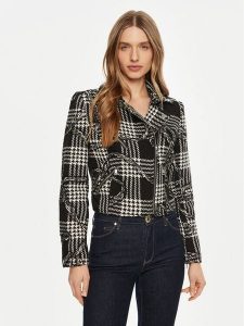 Guess Płaszcz przejściowy W5RL29 WGWG0 Czarny Regular Fit. Czarne płaszcze Guess, l, z aplikacjami, z syntetyku, bez kaptura. Za 449,99 zł.