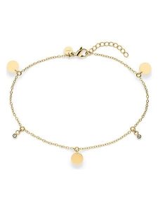 S.Oliver Bransoletka z elementami ozdobnymi na kostkę rozmiar: onesize. Bransoletki s.Oliver, z cyrkonią, ze stali. Za 86,99 zł.