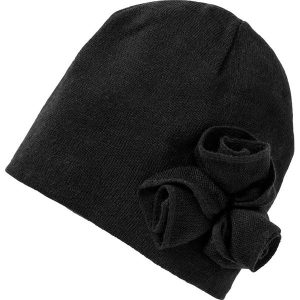 Czapka beanie z aplikacjami bonprix czarny. Czapki marki bonprix. Za 37,99 zł.