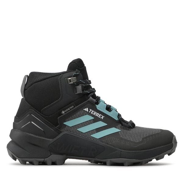 Trekkingi adidas. Czarne buty sportowe ADIDAS, bez wzorów, z gore-texu, bez zapięcia, trekkingowe, Adidas Terrex, gore-tex. Za 499,99 zł.