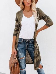 LA Angels Kardigan w kolorze khaki rozmiar: M. Brązowe kardigany LA Angels. Za 156,98 zł.