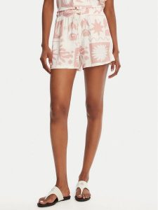 Banana Moon Szorty materiałowe William Floreal MHW03 Różowy Loose Fit. Czerwone szorty Banana Moon, bez wzorów, z materiału. Za 219,99 zł.